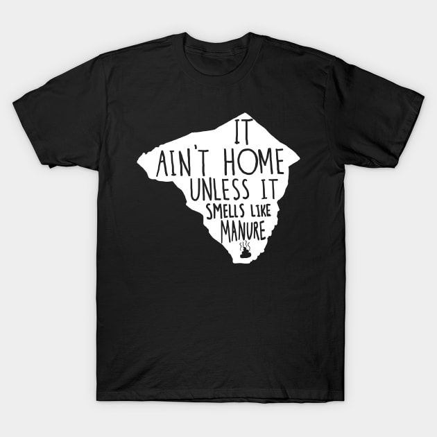 Smells like Lancaster (white) T-Shirt by LancasterCountyTees